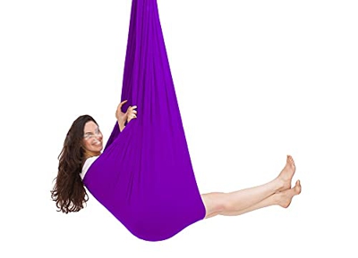 LHHL Hamacas oscilación Columpio de Terapia Hamaca Oscilación Columpio De Terapia Tela Colgante Infantil De Jardin Exterior Interior para Niños con Ne