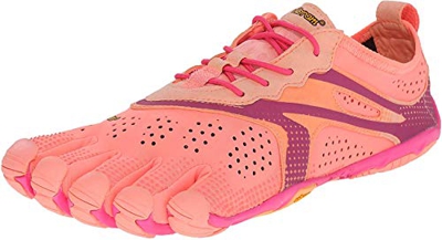 Vibram FiveFingers V-Run, Zapatillas Mujer, Multicolor (Pink/red), 40 EU