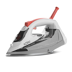 Solac PV2004 Plancha de Vapor, 2400 W, Plástico, Blanco en oferta