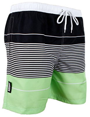 Guggen Mountain Banador de Natacion para Hombre Traje de Bano Color Rayas XL