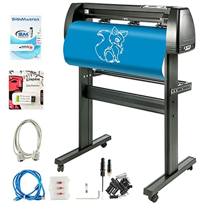 VEVOR 870 mm Máquina Cortadora de Vinilo, Letrero de Vinilo Plotter de Corte Ancho Máx. 780 mm Vinilo Cortador Letrero Plotter de Impresión Impresora 