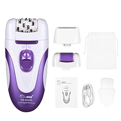 conpoir Máquina de Afeitar eléctrica 3 en 1, depiladora, depiladora para Mujeres, afeitadora, Recortadora para Brazos, Axilas, Bikini, piernas, depila