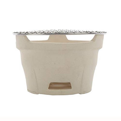 HEcSHENG Juego De Parrilla BBQ Carbón Portátil,Parrilla De Barbacoa De Carbón De Acero Inoxidable,Kits De Herramientas De Barbacoa De Horno Acampar En