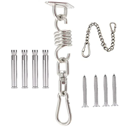 Hamaca Swing Chair Kit de suspensión 360 grados ganchos giratorios con cadena de silla colgante de 49 cm para yoga, saco de arena, bolsa de perforació precio