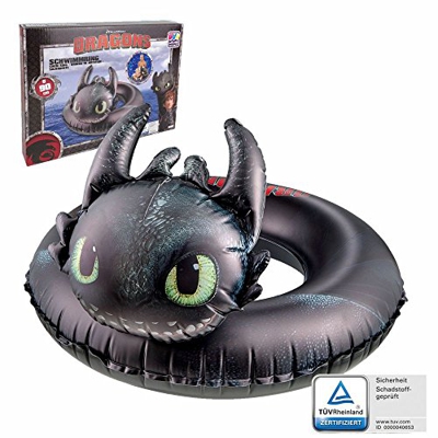 Dragons Flotador Anillo Desdentado | DreamWorks 86 x 82 x 50 cm | Niños
