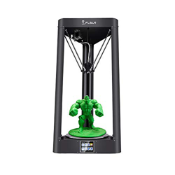 FLSUN Impresora de gran tamaño Delta 3d con tamaño de impresión de 255x360mm con impresión de alta velocidad, plataforma de vidrio de celosía, pantall características
