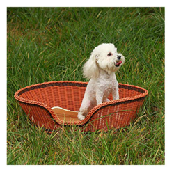 Kennels Cama De Mascotas Sofá Cesta Perro Nido De Mascotas Rota De Imitacion Canasta De Perro   for Uso Interior Y Exterior con Bambú Colchón De Enfri precio