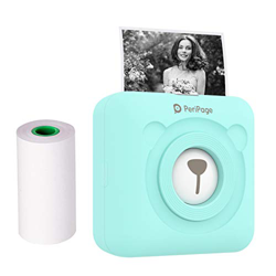 Bisofice mini impresora para movil,peripage mini impresora termica,Mini Pocket Impresora térmica inalámbrica BT Image Etiquette Photo Mémo Impresora r características