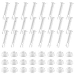 Herramienta profesional multifuncional de plástico para piscina conjunta, accesorios para piscina, tapón de perno de plástico para clavos, 24 piezas,  características