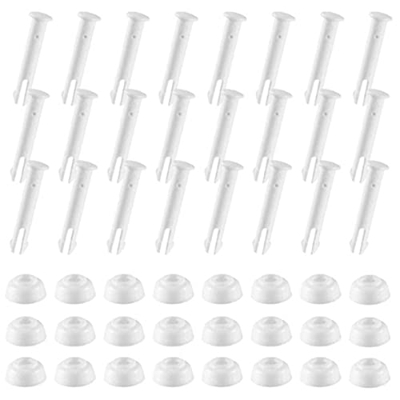 Herramienta profesional multifuncional de plástico para piscina conjunta, accesorios para piscina, tapón de perno de plástico para clavos, 24 piezas, 