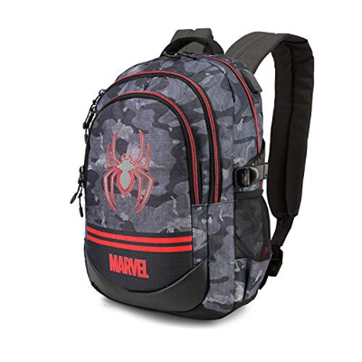 KARACTERMANIA Spiderman Dark-Mochila Running HS 1.2, Multicolor