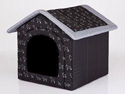 Hobbydog R2 BUDCWP14 - Caseta para Perros, tamaño 2, 44 x 38 cm, Tela de códura, Resistente a arañazos, Producto de Euro, S, Negro, 700 g precio