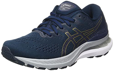 Asics Gel-Kayano 28, Running Shoe Mujer, French Blue/Thunder Blue, 41.5 EU