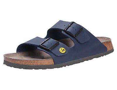Birkenstock Arizona Birko-Flor Esd - Sandalias profesionales para hombre, color azul (azul), 46 EU