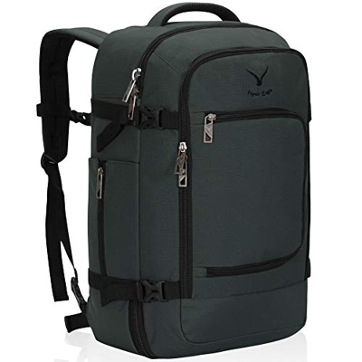 Hynes Eagle Bolsa de Viaje 40L Cabin aprobada para Viajar en Cabina como Equipaje de Mano 55x40x20 cm Gris 2