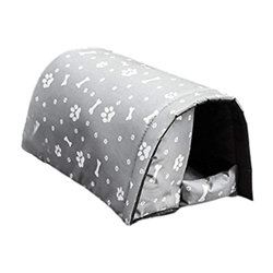 Stronrive Caseta para Gato/Perros Exterior, Caseta Impermeable para Perros, Casa para Perros Interior Al Aire Libre Refugio para Cachorros, Refugio Pl en oferta