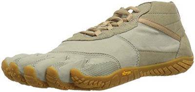 Vibram FiveFingers V-Trek, Zapatillas de Senderismo Mujer, Beige (Black/Gum Khaki/Gum), 39 EU