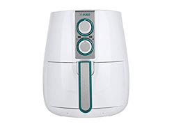 KUBO Freidora sin Aceite 2.5L, Freidora Aire, 1500W, Temperatura Ajustable, Temporizador, Blanco en oferta