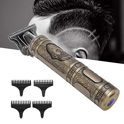 Nannday 【𝐒𝐞𝐦𝐚𝐧𝐚 𝐒𝐚𝐧𝐭𝐚】 Cortadora de Pelo, cortadora de Pelo Recargable por USB, cortadora de Pelo Profesional, Herramienta de peluquería de Gran Poten
