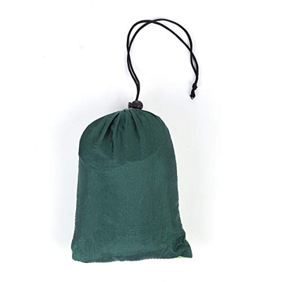 Yurayisen Ampliar alargar la cama colgante al aire libre camping viaje hamaca dormir columpio (verde+verde oscuro)