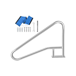 WANYE Parrillas de Piscina, pasamanos de la Piscina de Acero Inoxidable 304, pasamanos ergonómicos y fáciles de Instalar, pasamanos de Seguridad en la características