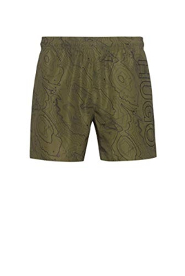 Hugo Boss Saikai Baador para Hombre, Open Green355, L