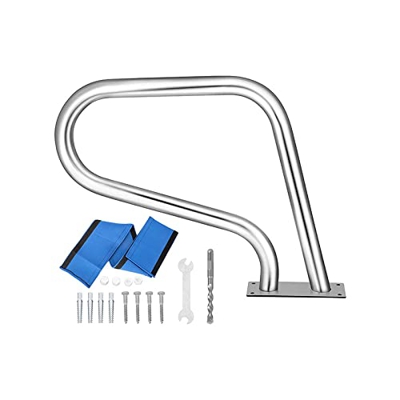 WANYE Parrillas de Piscina, pasamanos de la Piscina de Acero Inoxidable 304, pasamanos ergonómicos y fáciles de Instalar, pasamanos de Seguridad en la