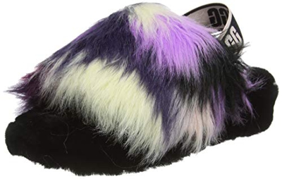 UGG Fluff Yeah Slide Tie Dye, Pantuflas Mujer, Magnolia, 40 EU