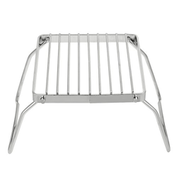 ohcoolstule Parrilla Plegable de la Hoguera Parrilla pequeña del carbón de leña de la Parrilla de 16 x 16 x 12cm para el BBQ, el Camping, la Comida ca en oferta