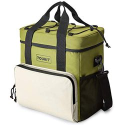 TOURIT Bolsa enfriadora portátil de 28 latas con aislamiento suave, enfriador portátil de 24 litros para picnic, playa, trabajo, viajes, verde precio