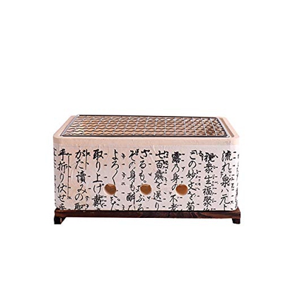 Huachaoxiang Barbacoa Mesa Barbacoa Cocina Carbón Cocina, Parrilla Horno Experiencia Barbacoas Japonesas Y Estufa de Mesa para 2-4 Personas Parrilla d