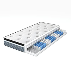 Molblly Colchón de 140 x 200 cm, 24 alturas, colchón enrollable, cómodo y duradero, bolsillos ortopédicos, núcleo de muelles, 7 zonas precio