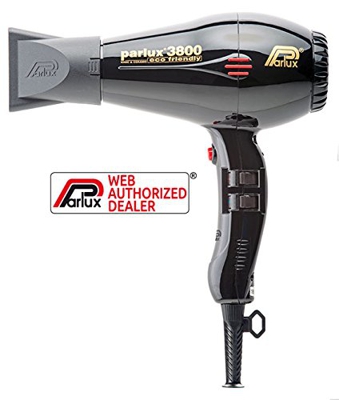 Secador de pelo Parlux 3800 Ionic & Ceramic, color negro