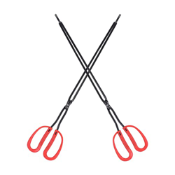 Happyyami Pinzas a La Parrilla Pinza de Residuos Portátiles: 2 Unids Acero Inoxidable Picnic Mar Cangrejo Cangrejo Pinzas de Comida Picador de Basura  características