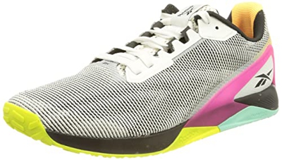 Reebok Nano X1 Grit, Zapatillas Deportivas Mujer, FTWBLA/NEGBÁS/PURPNK, 38.5 EU