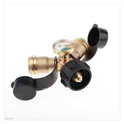 XINYE Wuxinye divisor de propano en Y con indicador, adaptador de gas, compatible con parrillas de barbacoa/estufas de camping, quemadores de gas/cale características