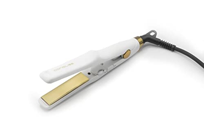 Corioliss C Trip Mini | Plancha de Pelo para Mujeres | Tecnología y Placas de Titanio Cabello Fino | Plancha Profesional Control de Temperatura White 