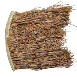 Hawai Rollo De Corredor De Paja De Azulejo Hoja Fina Utilizar hasta 10 Años Usarse como Techo De Jardín Tiki Bar Sombrilla(Size:1M,Color:Palma) precio