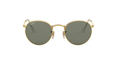 Ray-Ban Round Metal Gafas, Oro, 50 Unisex Adulto