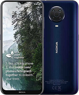 Nokia G20 - Smartphone de 6.5 Pulgadas (WiFi 802.11 b/g/n, BT 5.0, MTK Helio G35 Octa Core, 8xA53 2.3GHz, ROM: 64 GB, 4GB LPDDR 4X, Android 11 64bits,