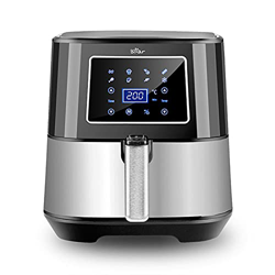 Bear Freidora sin Aceite con 7 programas, Air Fryer 1700W 5,5L Panel de Control Digital Táctil, Temperatura y Tiempo Ajustable, Sin BPA ni PFOA, Cocci precio