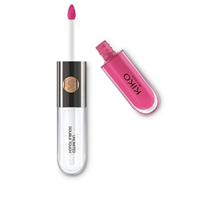 KIKO Milano Unlimited Double Touch 119 | Barra de labios líquida en 2 pasos, acabado luminoso. Hasta 12 horas de duración. Base de color no-transfer