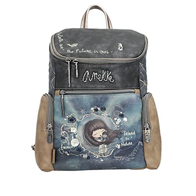 Anekke | Mochila con bolsillos laterales Iceland | Moderna, Casual y a la Moda | Para Mujeres | Ideal para el Día a Día u Ocasiones Especiales