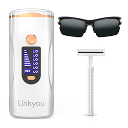 Linkyou Depiladora de Luz Pulsada IPL, 999,999 Flashes Depilacion Permanente Sin Dolor Sistemas, Para Rostro, Cuerpo, Bikini, Axilas características
