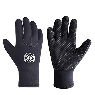 NGHSDO Guantes De Buceo 3MM Neopreno Guantes de Buceo Hombres Hombre de Neopreno Guantes Snorkeling Piragüismo Guantes Mujeres Guantes Neopreno (Color