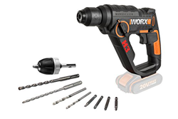 WORX WX390.9 - Herramienta 3 en 1 martillo neumático, taladro, atornillador, H3 18 V 20 V MAX – solo cuerpo precio