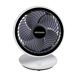 MENQANG Ventilador Silencioso, 3 Velocidades Ventilador de Mesa USB 180° Ventilador Oscilante para el Hogar, Oficina, Viajes (Perla blanca) precio