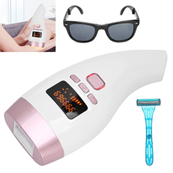 BORDSTRACT Dispositivo de depilación con refrigeración por Hielo 990000 Flashes, depilación IPL en Las piernas, Brazos, Axilas, Cuerpo (110-240 V)(EU) características