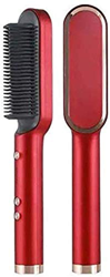 HHYSPA Hair Straightener Brush, 2 in 1 Hair Straightener,Professional Electric Hair Straightener Curler Anion Hair Straightening Comb,for Professional características