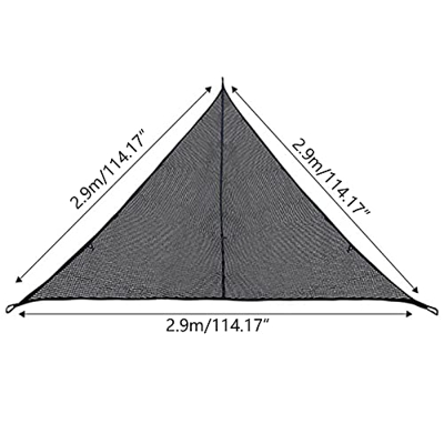 Hamaca triangular grande, para exteriores, para varias personas, portátil, 9/13 pies, para viajes, camping, soporta hasta 200 kg, portátil, para terra